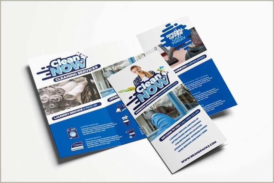 Cleaning Business Brochure Wording Templates Free