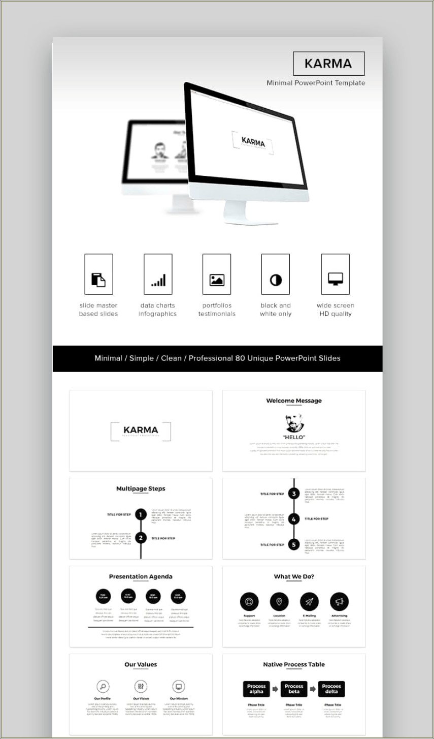 Company Management Structure Slides Template Free