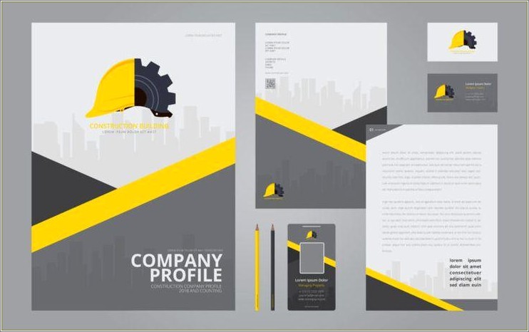 Company Profile Template Free Download Vector