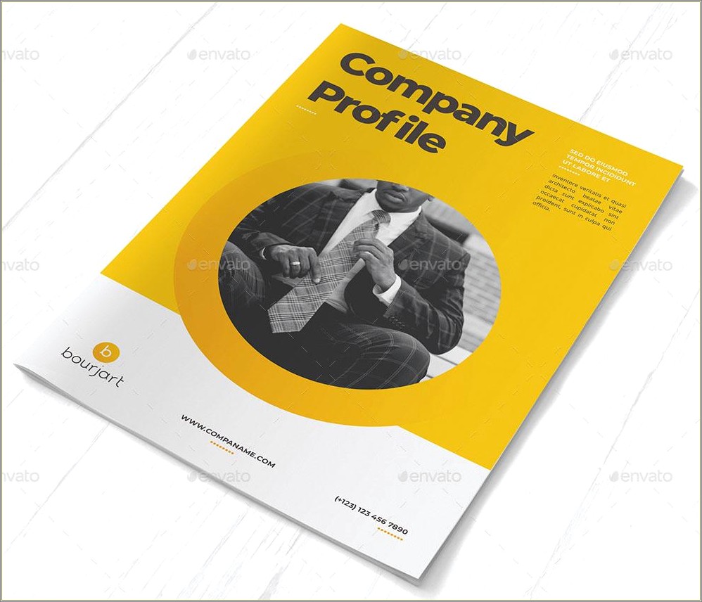 Corporate Profile Design Template Free Download