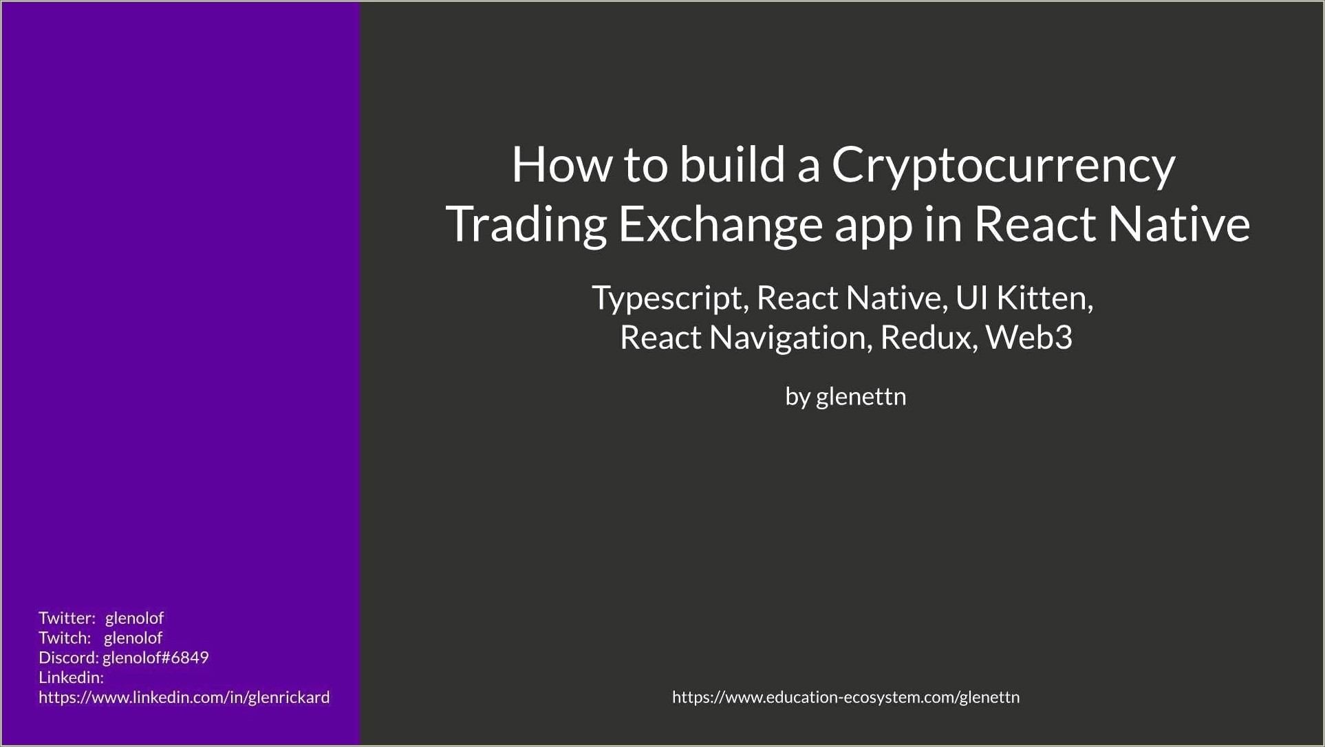 Cryptocurrency Exchange Free React.js Templates