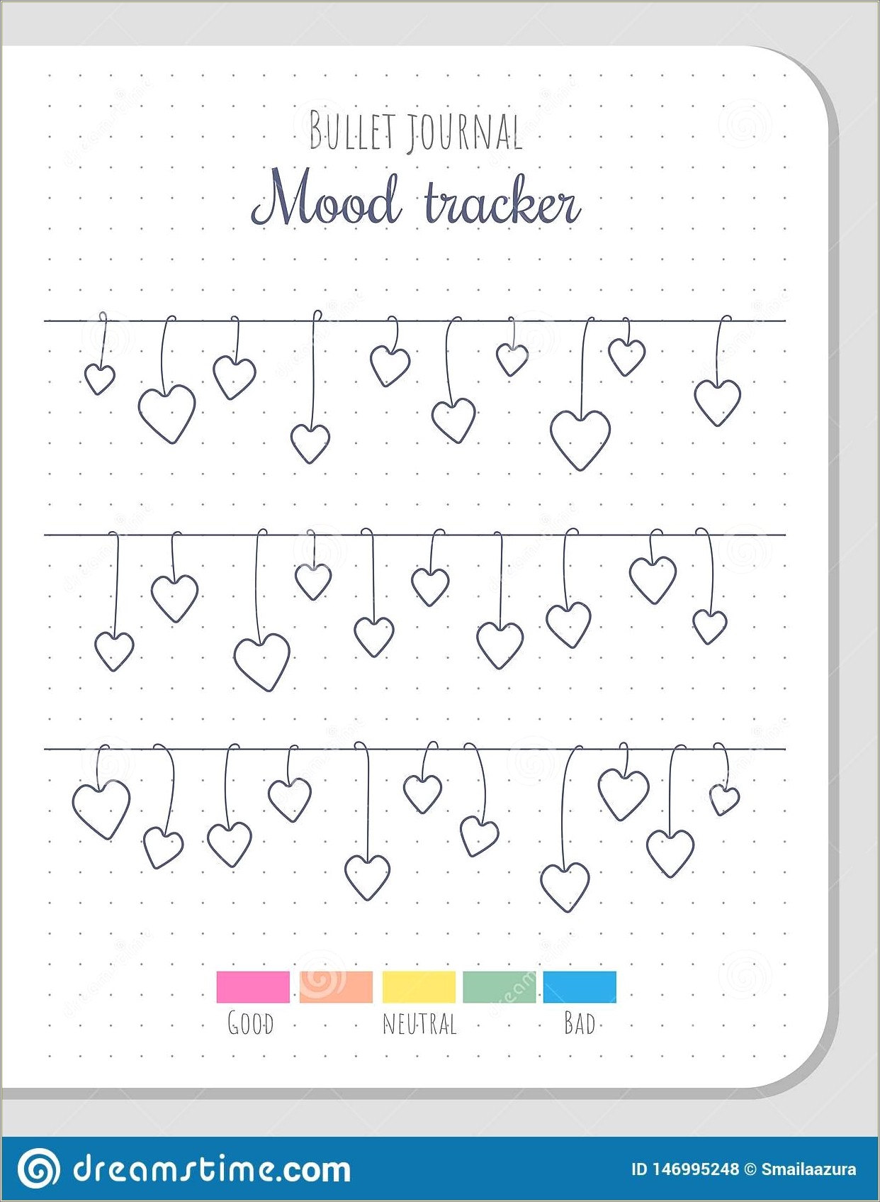 Cute Free Daily Feelings Journal Template