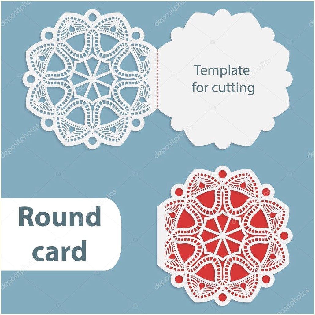 Cutting Template Greeting Card Free Printable