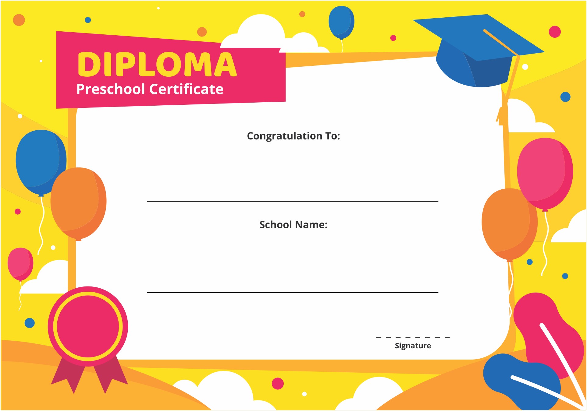  Deped Kindergarten Certificate Template Free Download Resume Example 