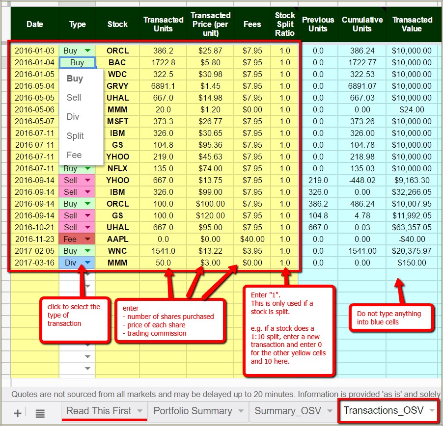 Dividend Stock Analysis Spreadsheet Free Template