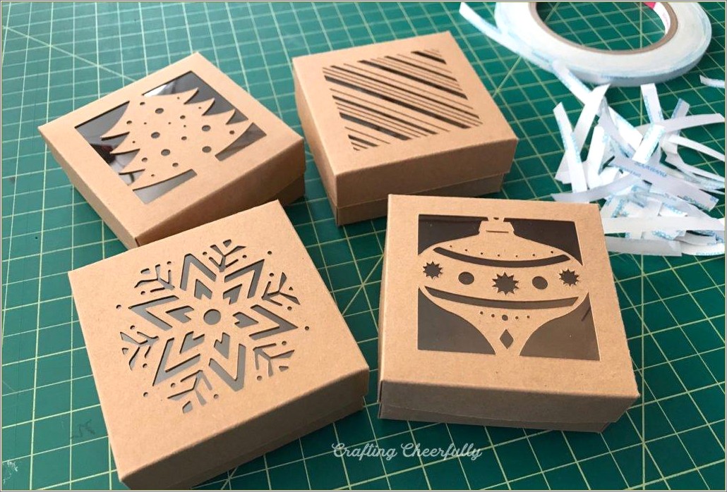 Diy Round Ornament Box Templates Free