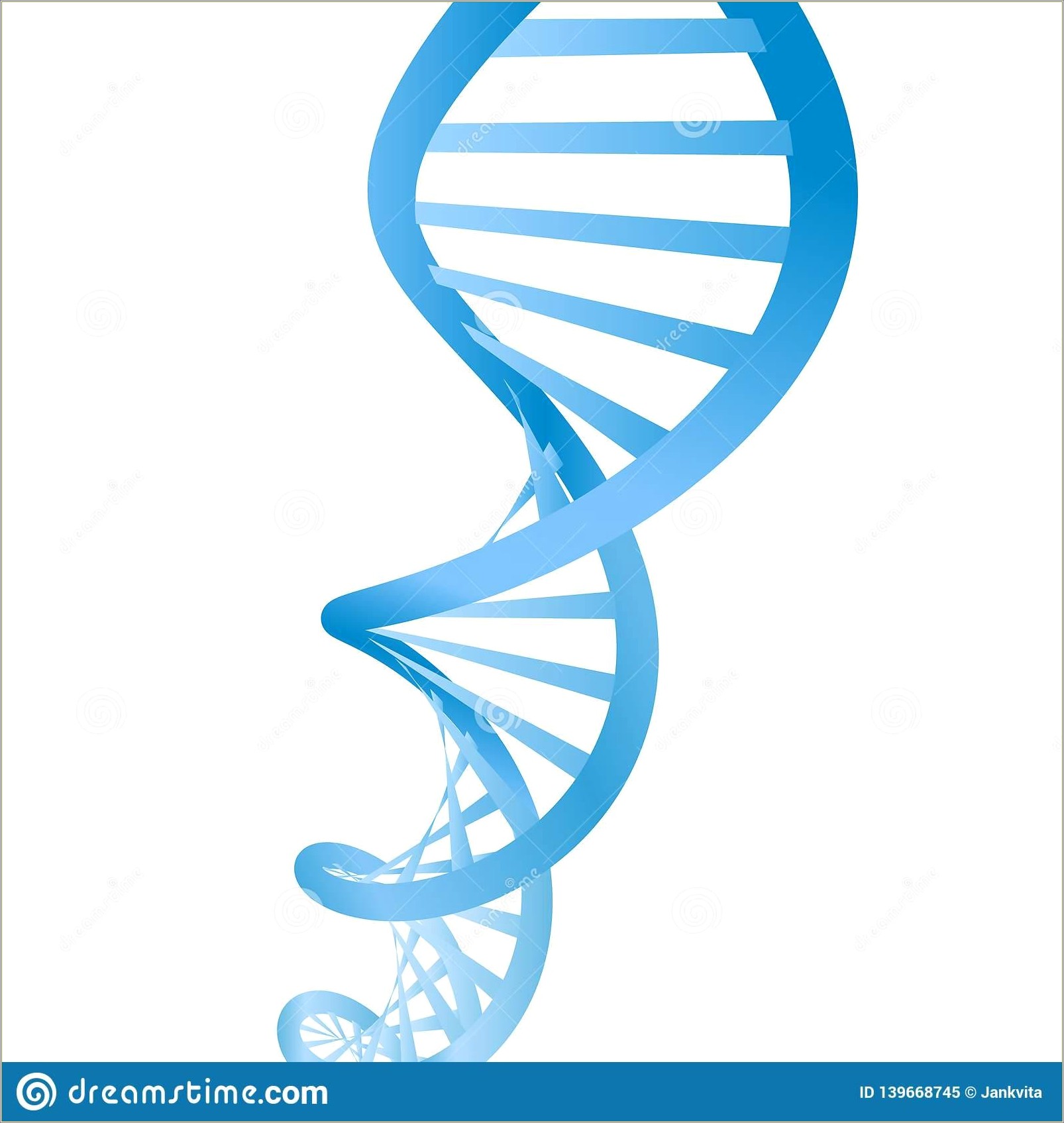 Dna Double Helix Powerpoint Template Free