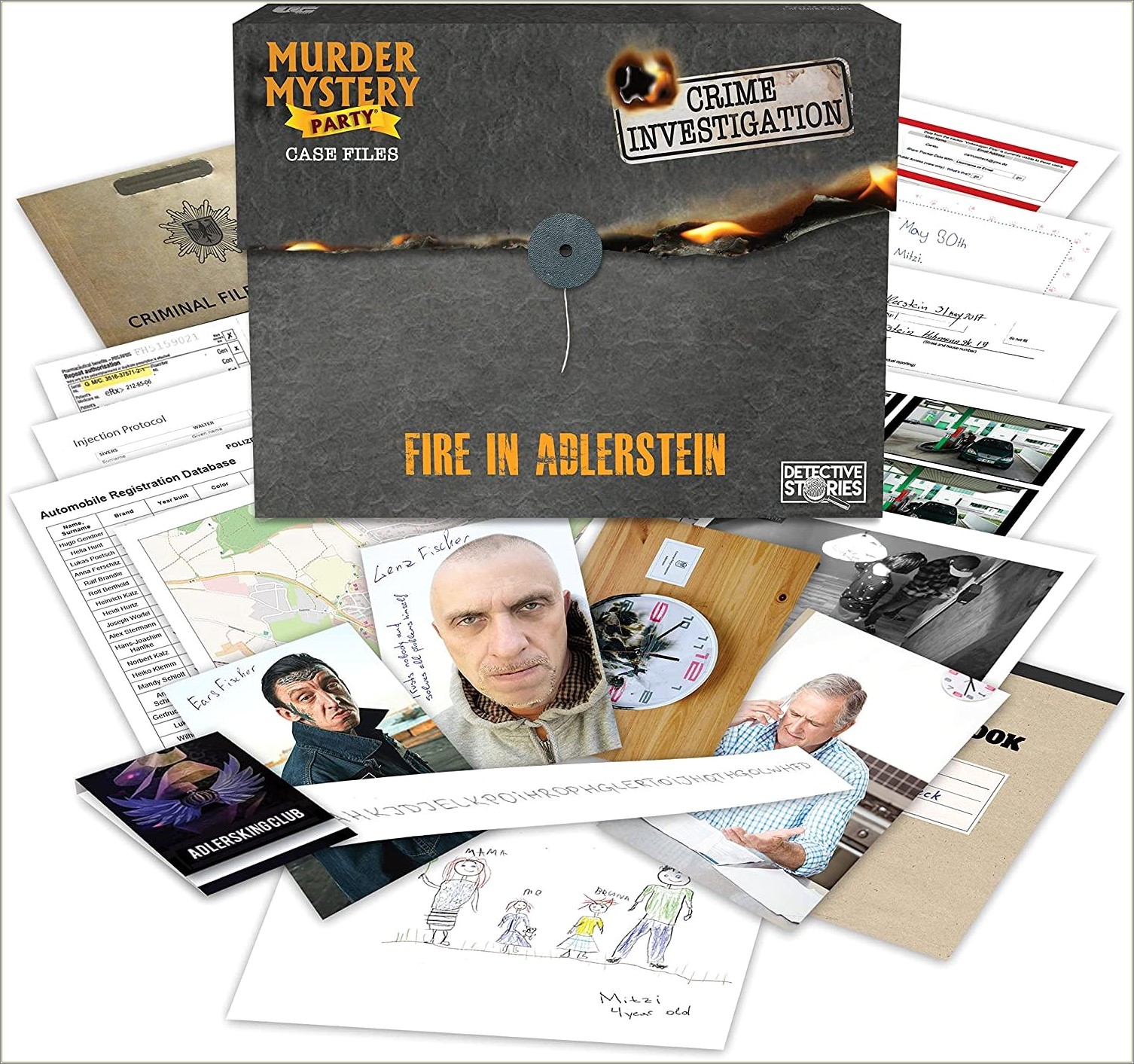 Download Free Murder Mystery Template Document
