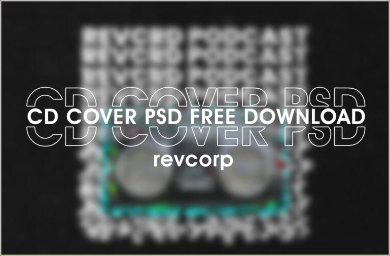 Dvd Cover Template Psd Download Free