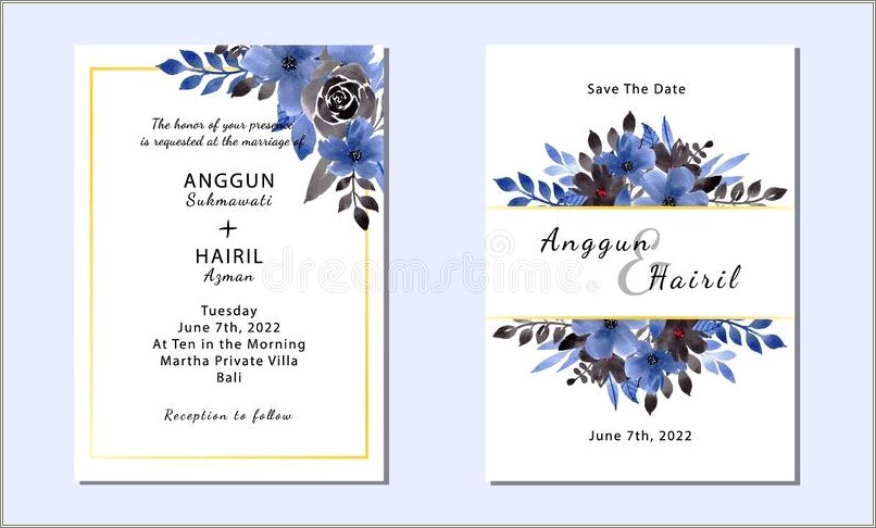 Elegant Wedding Template Design Free Download