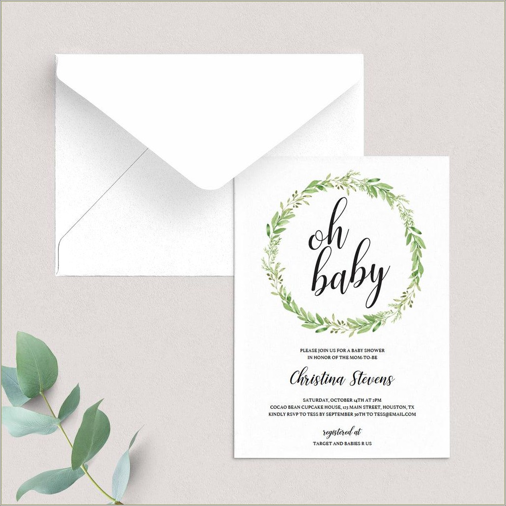 Email Invitations Templates Free Baby Shower