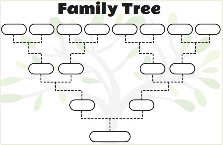 Family Tree Free Template Word 2010