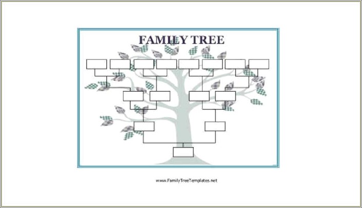 Family Tree Templates Free Microsoft Word