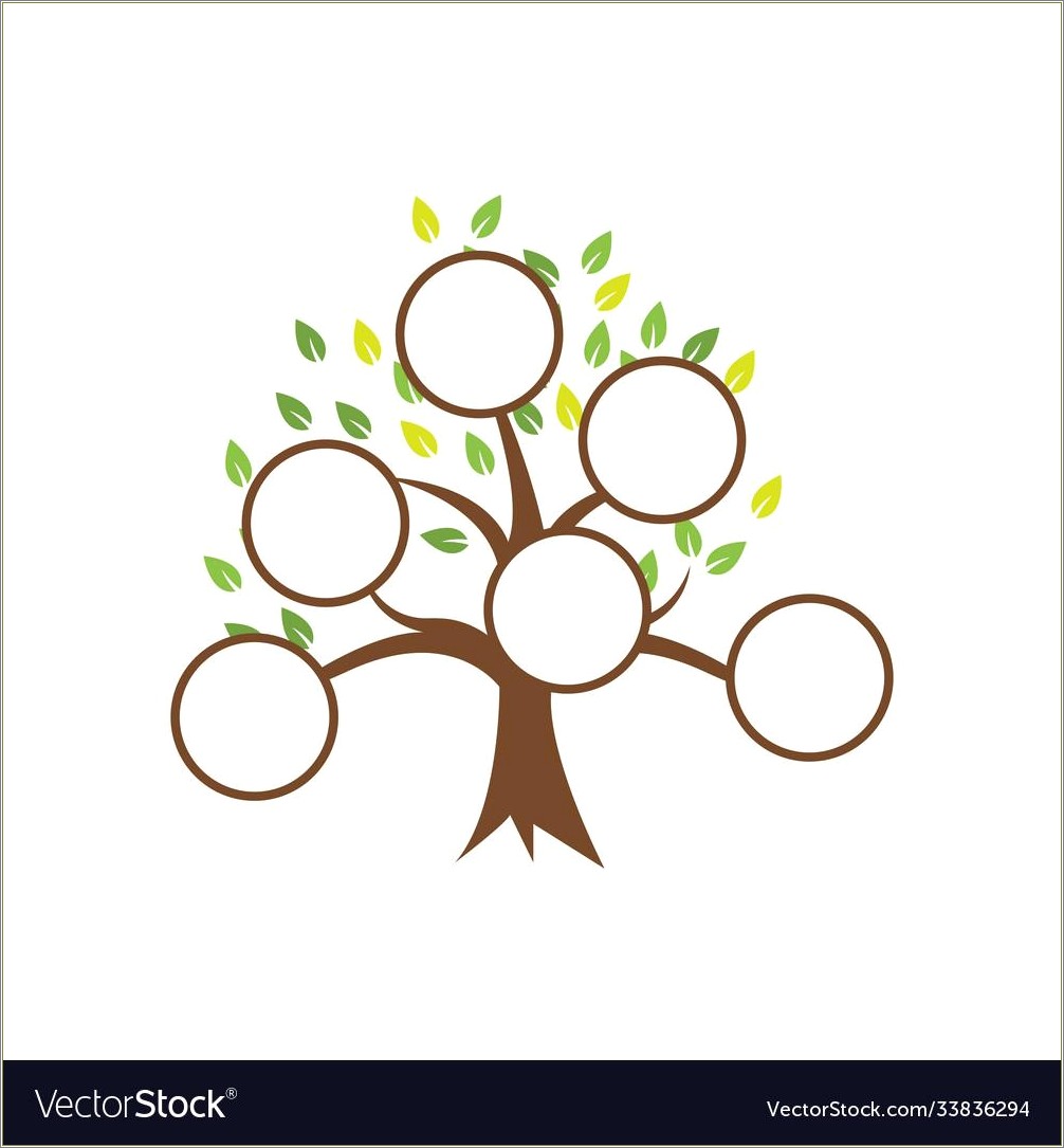 Family Tree With Pictures Template Free
