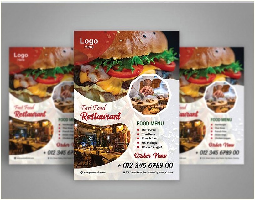 Fast Food Flyer Template Download Free