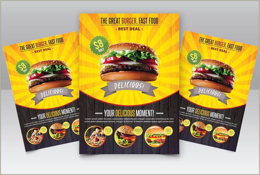 Food Flyer Template Psd Free Download