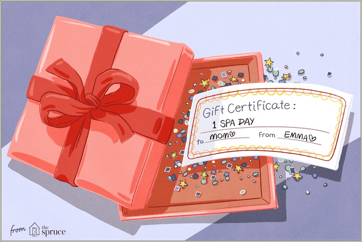 Food Gift Certificate Template Word Free