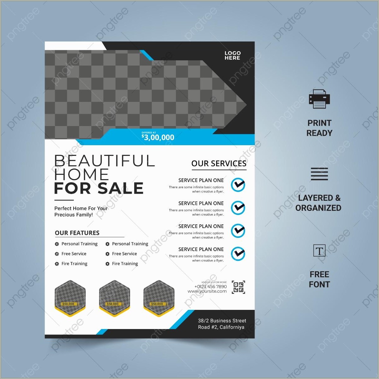 For Sale Home Flyer Template Free