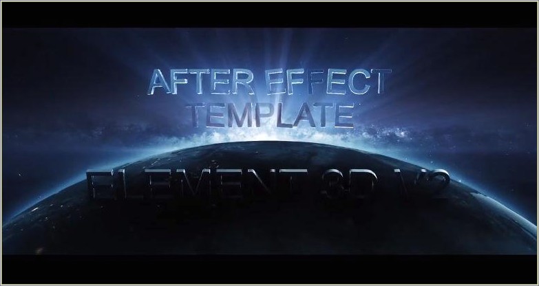 Free After Effects Opening Title Templates