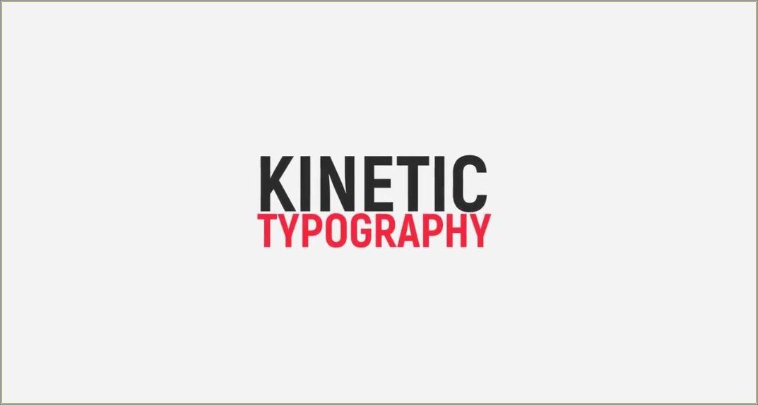 Free After Effects Typography Text Templates