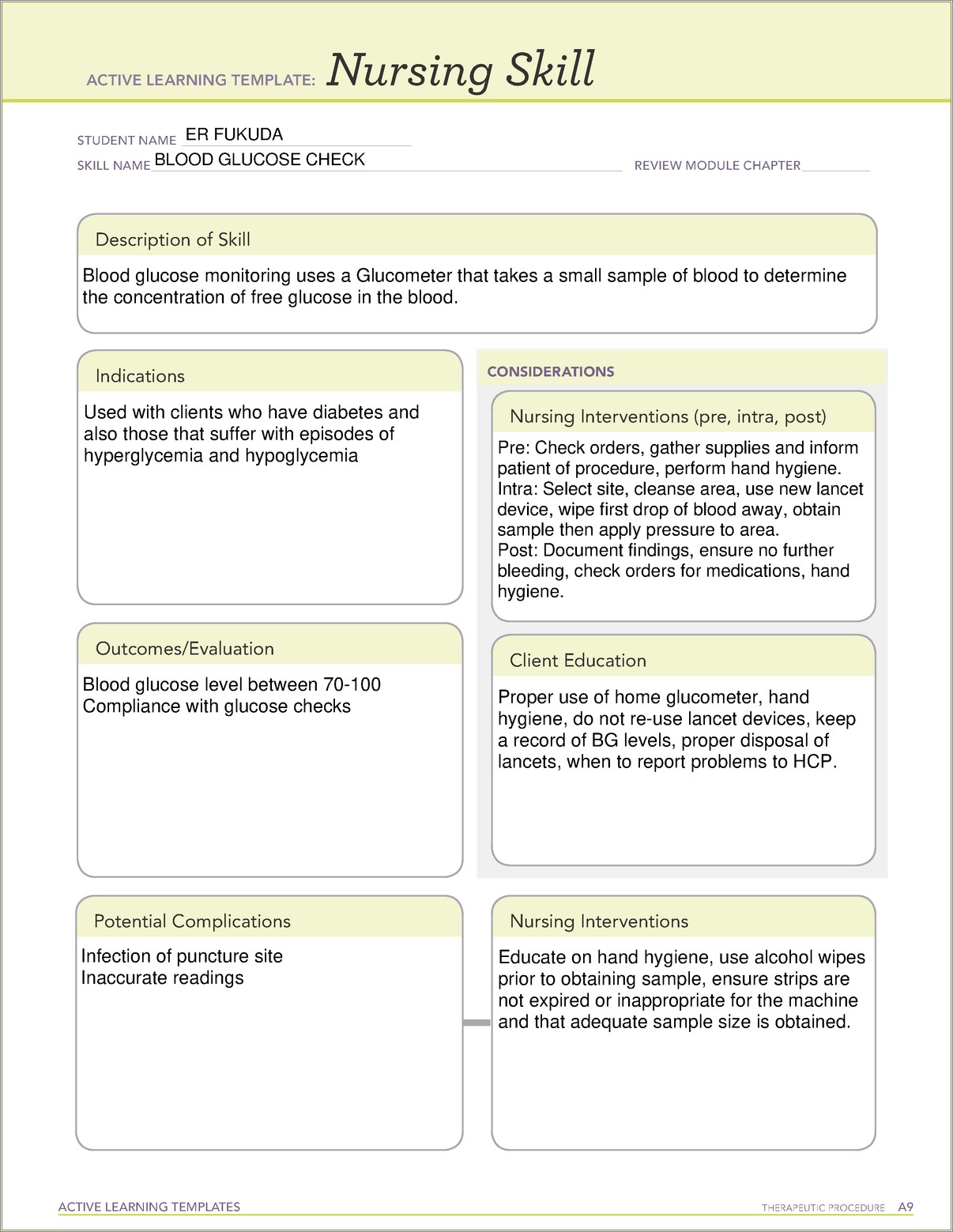 Free Ati Medication Templates For Nurses