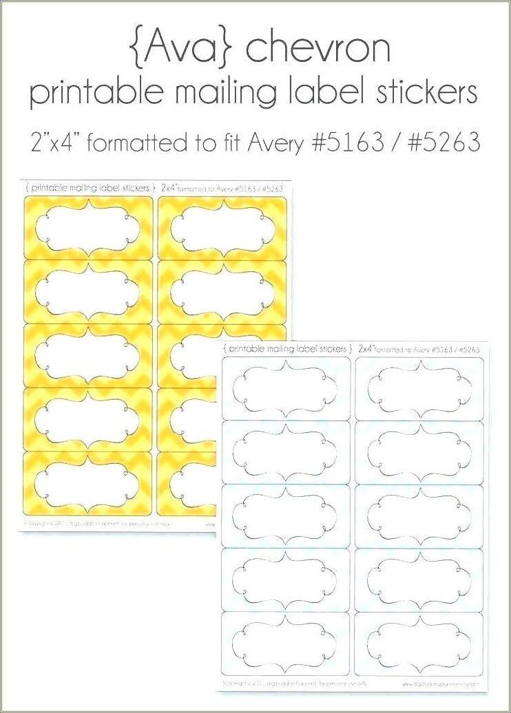 Free Avery Templates To Download 5263