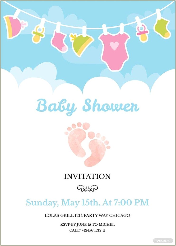 Free Baby Shower Word Document Templates