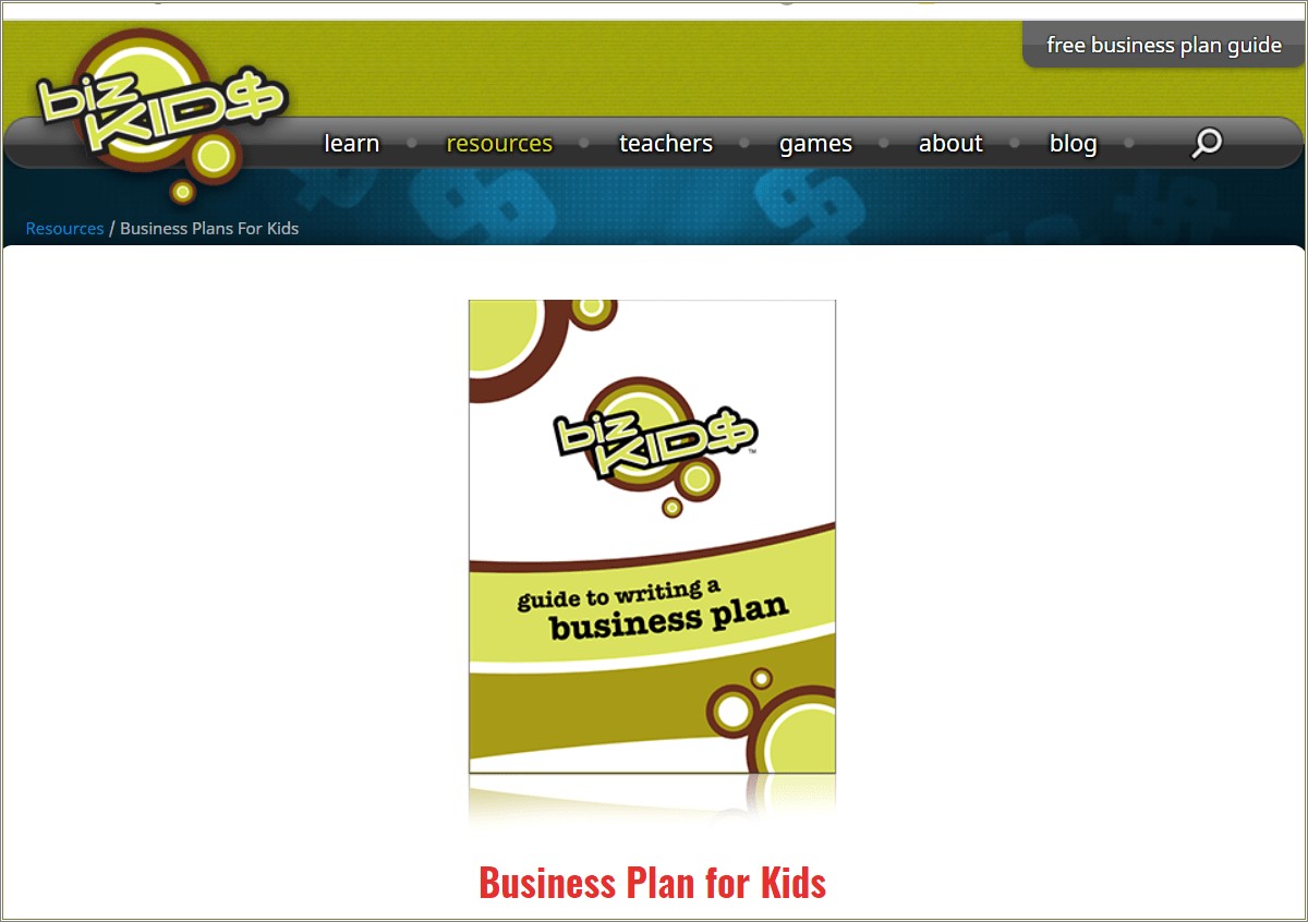 Free Blank Business Plan Template Download