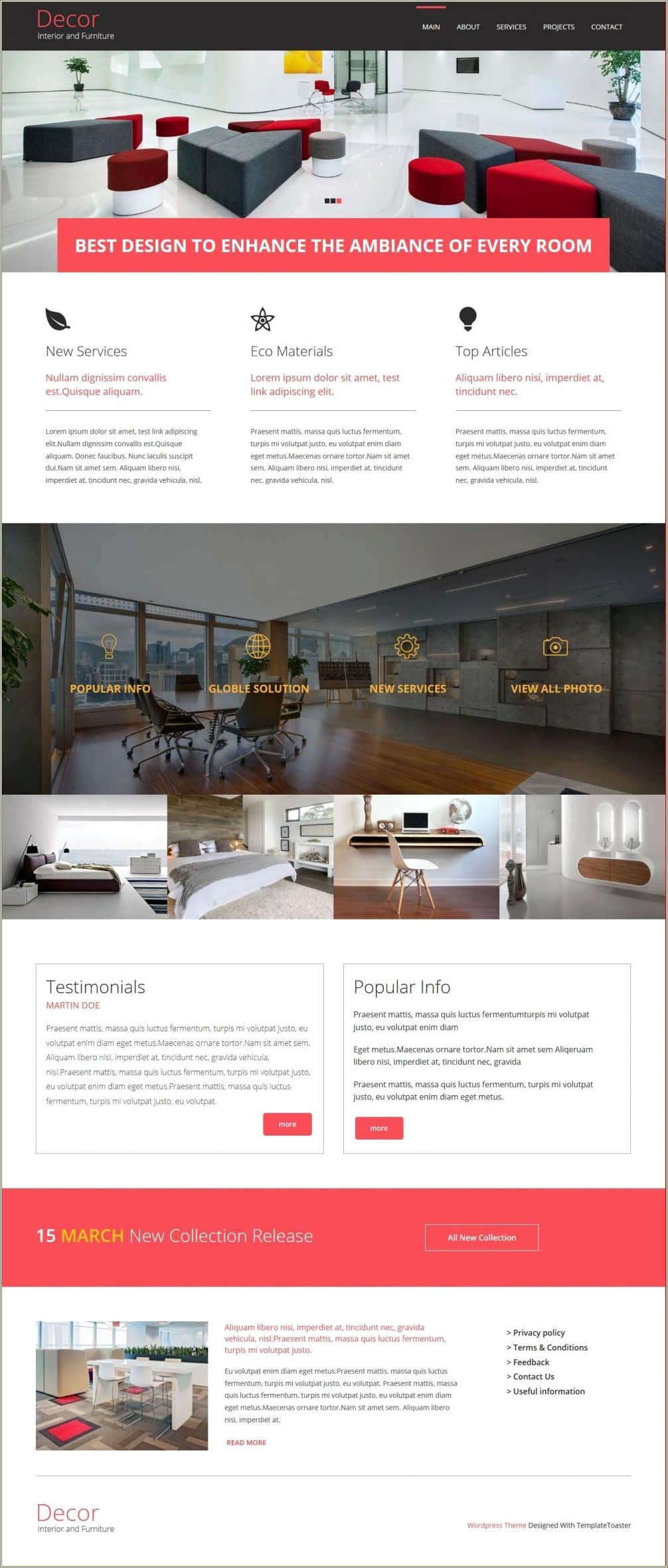 Free Blogger Templates For Interior Design