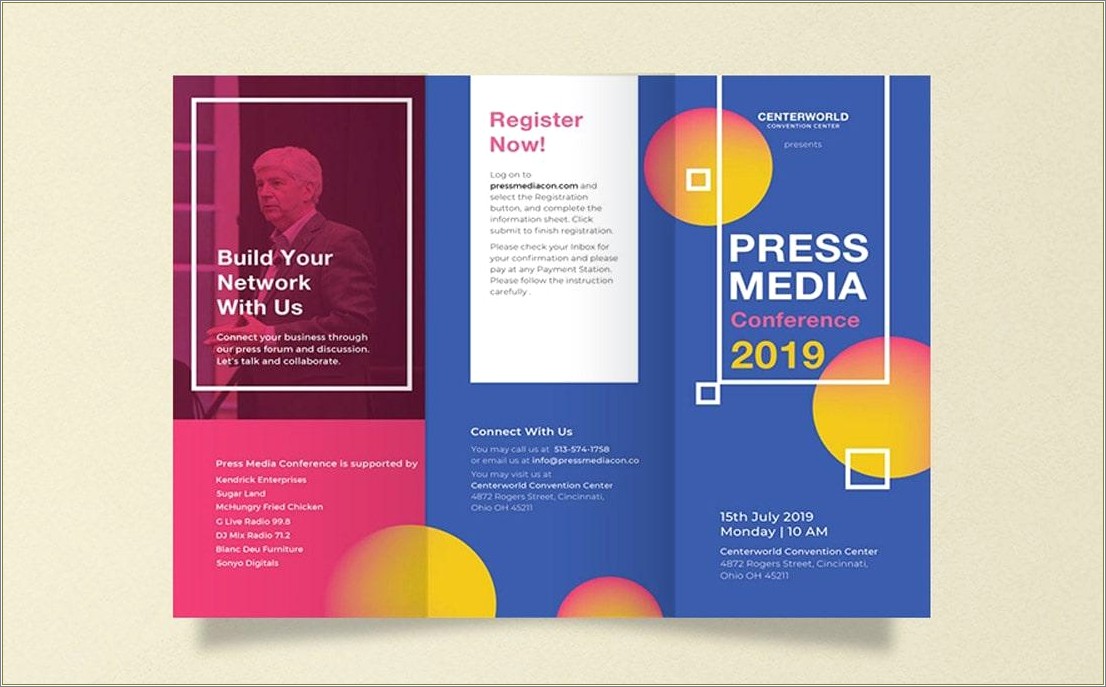 Free Brochure Template Photoshop No Signup