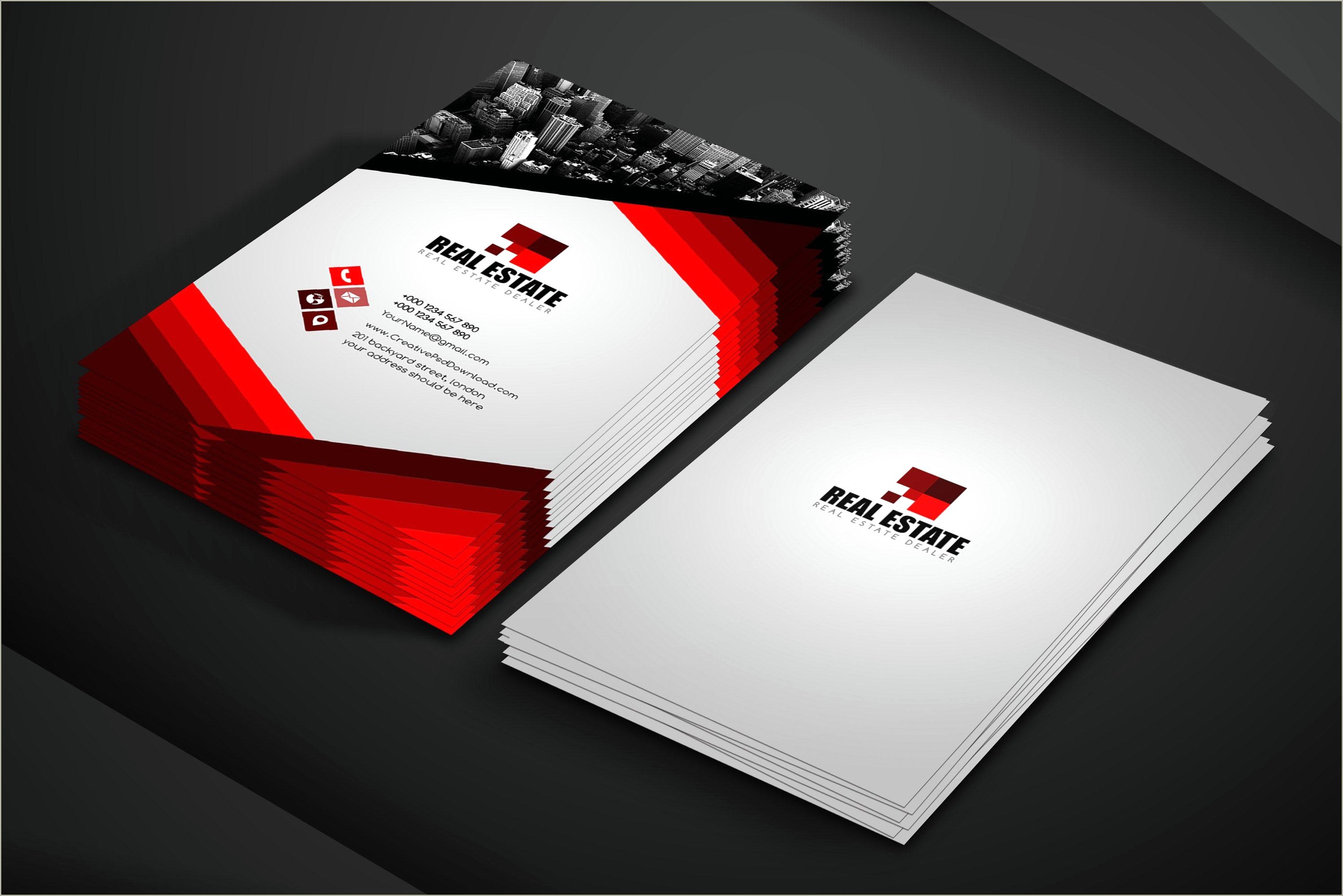 Free Business Card Template Download Psd