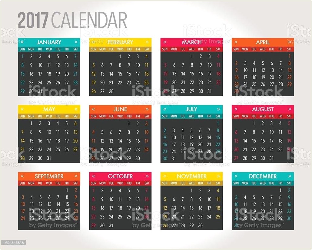 Free Calendar Template 2017 No Download Resume Example Gallery