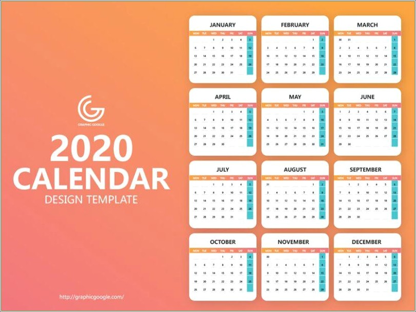 Free Calendar Template In Indesign 2018