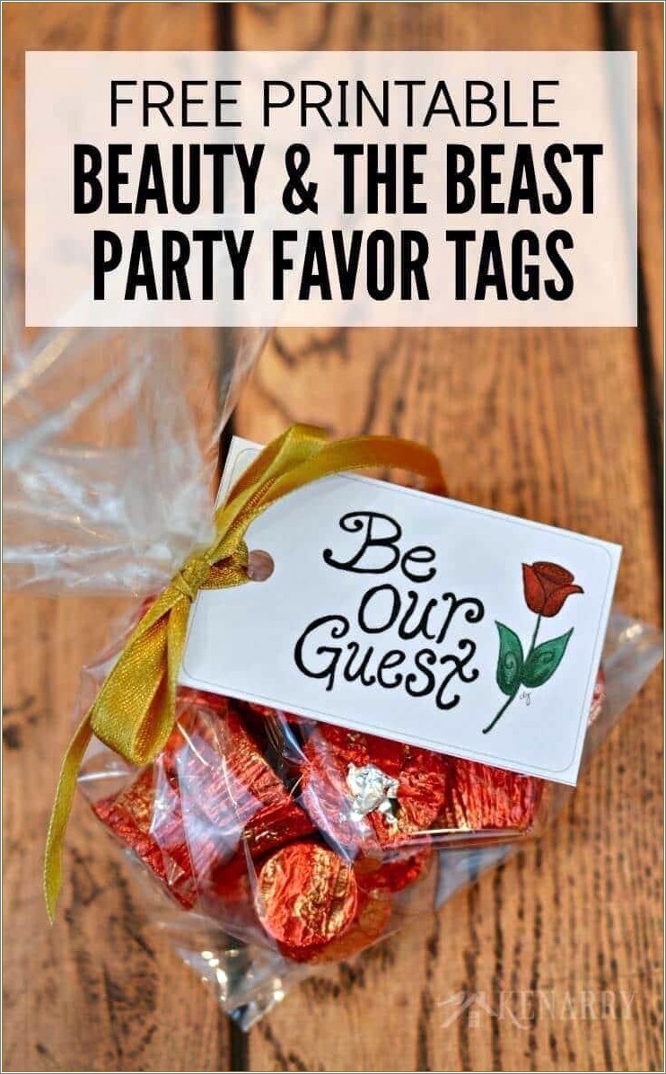 Free Candy Favor Labels Template Printable - Resume Example Gallery