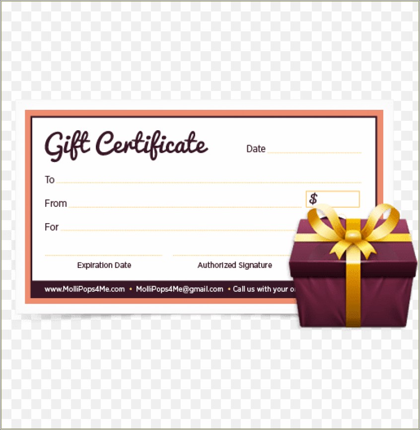 Free Car Detail Gift Certificate Template