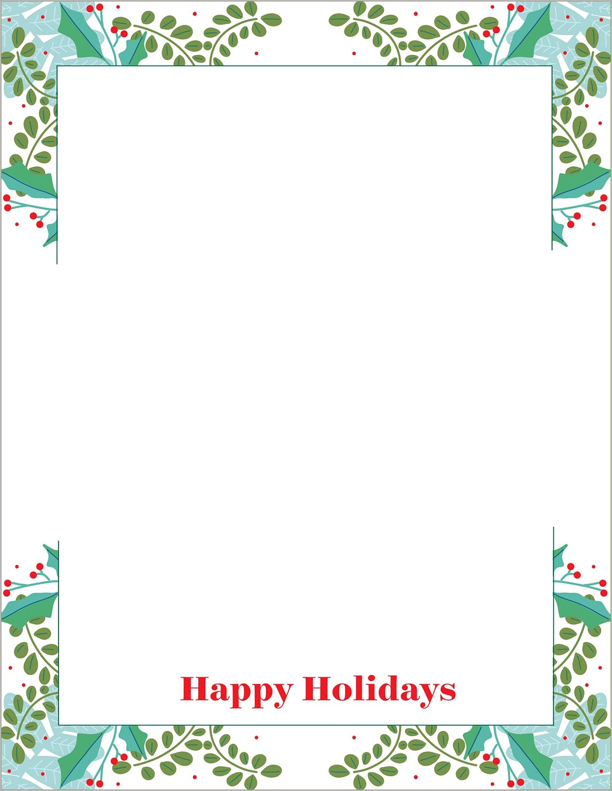 Free Christian Memorial Christmas Note Template