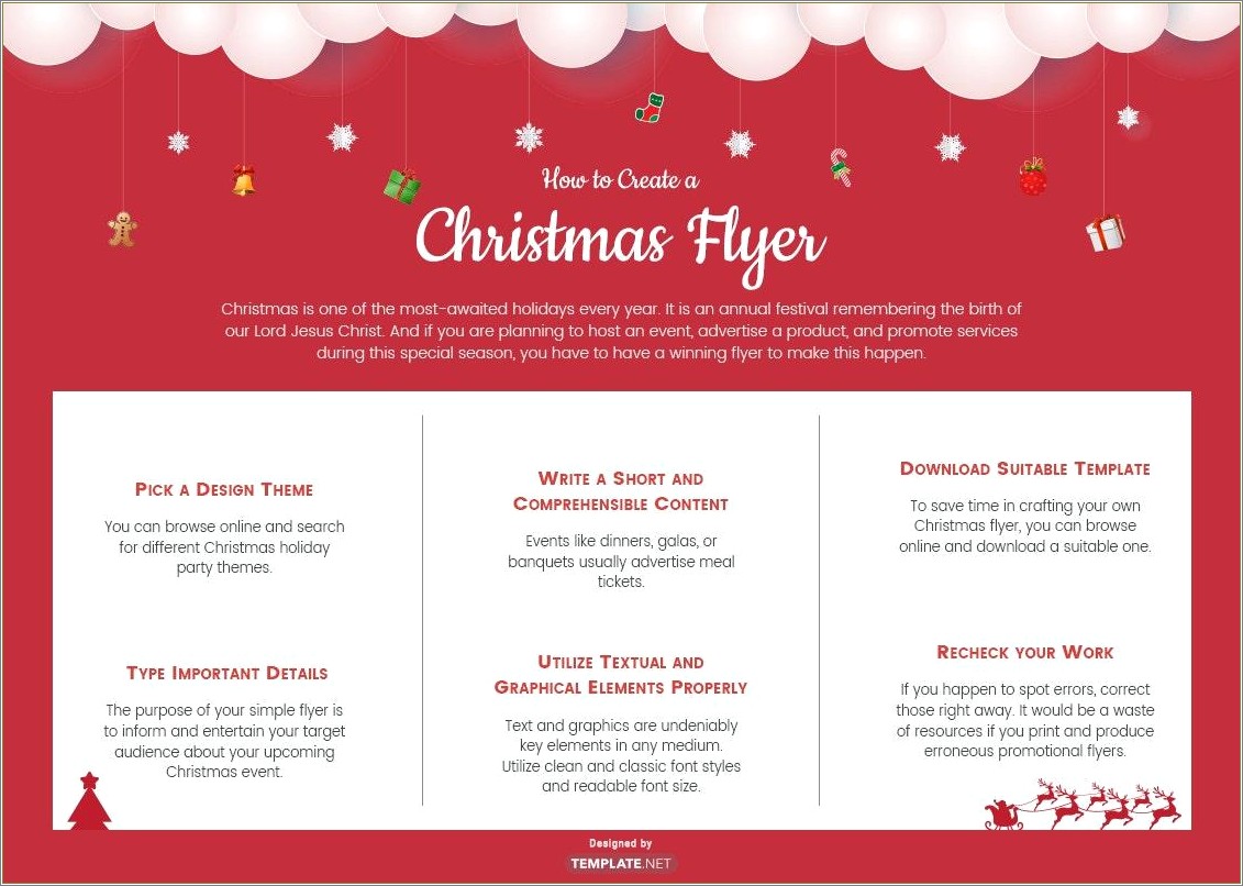 Free Christmas Program Template For Word