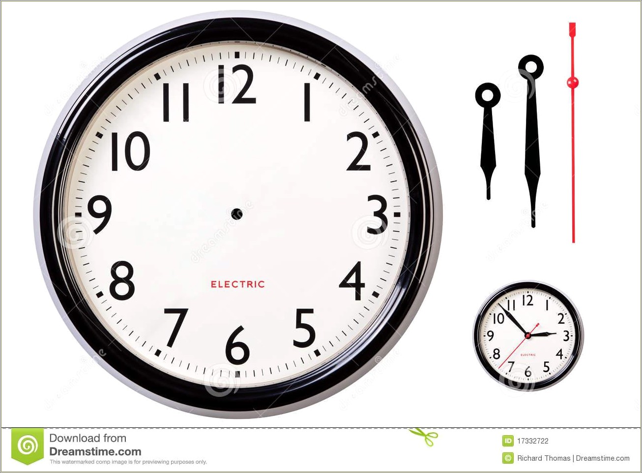 Free Clock Face Template With Minutes