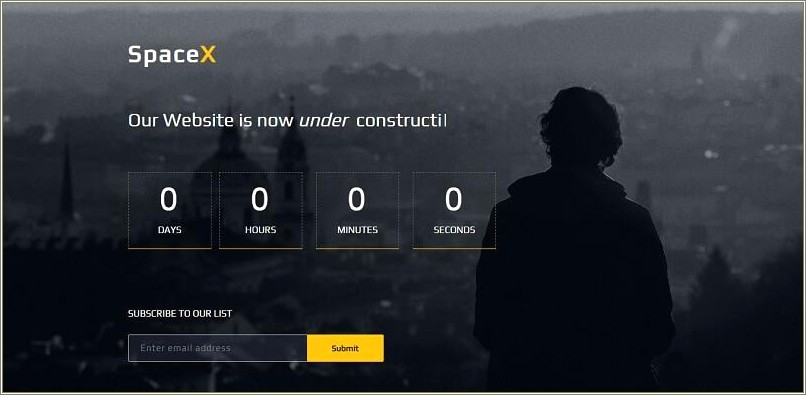 Free Coming Soon Html Template Download
