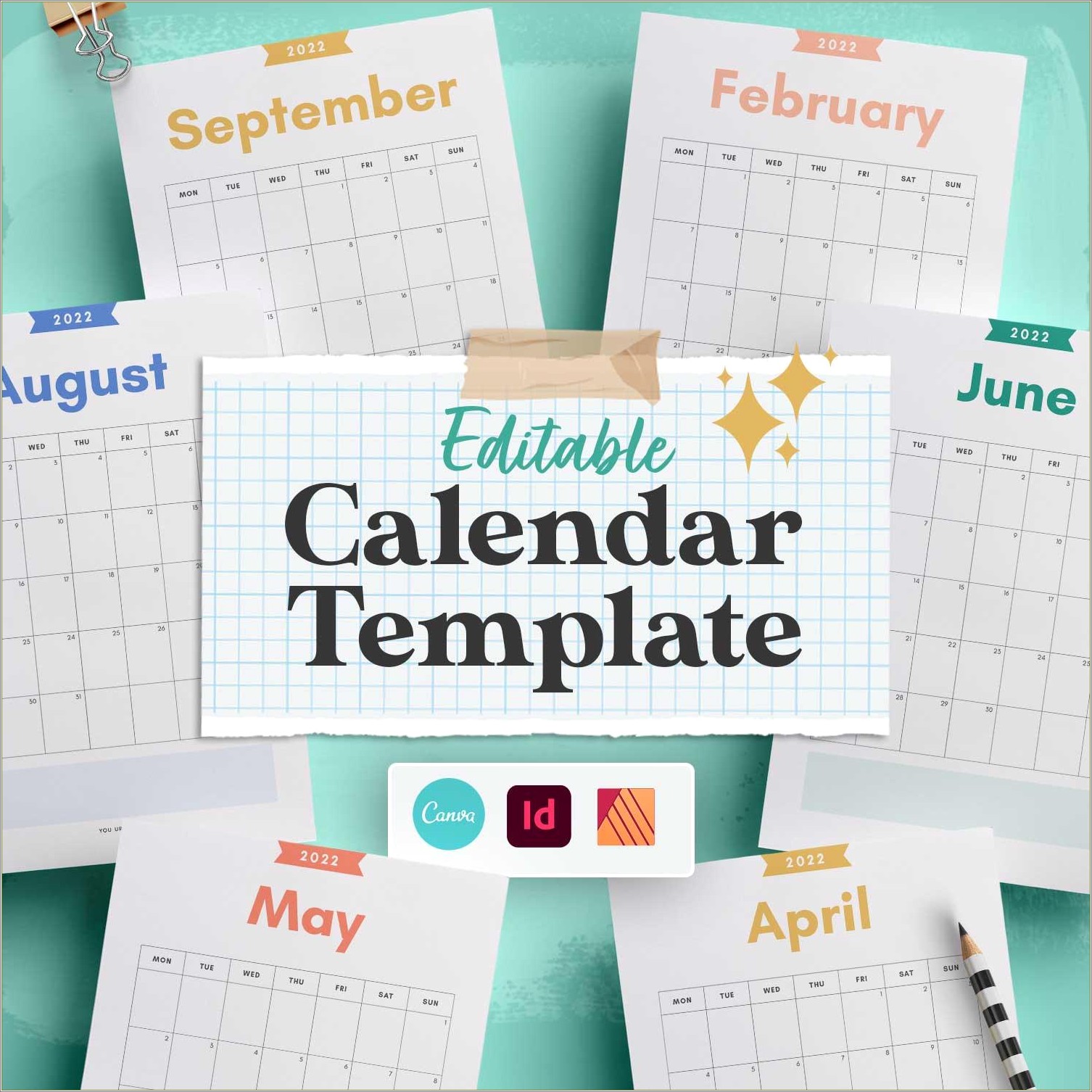 Free Commercial Use Photo Calendar Templates