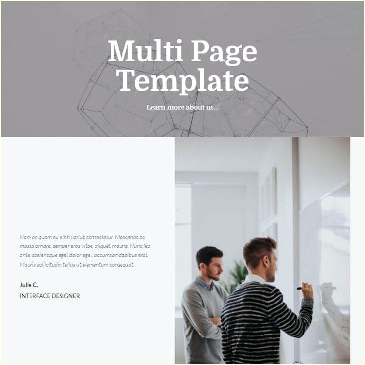 Free Contact Us Page Template Download
