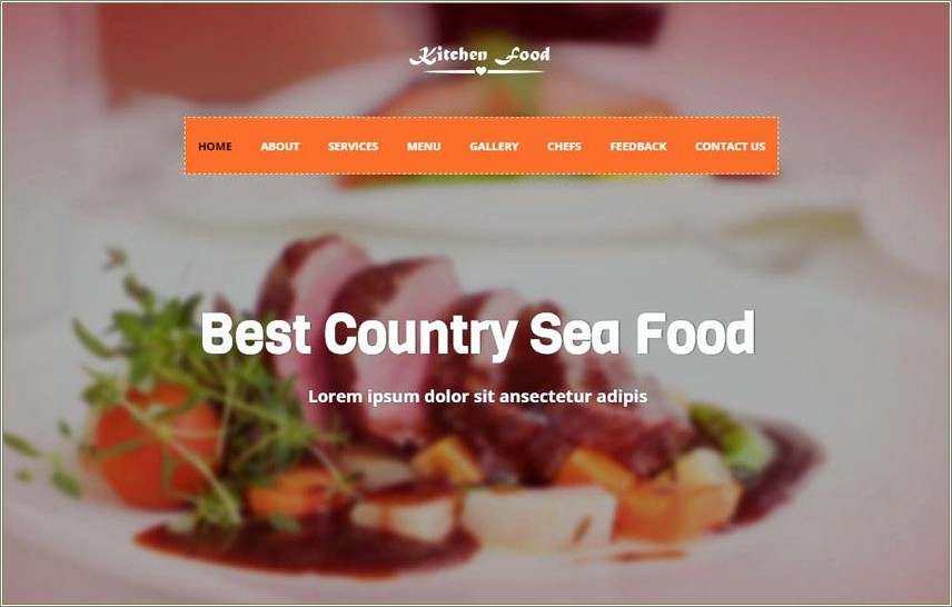 Free Download Bootstrap Templates For Restaurant