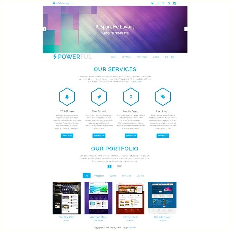 Free Download Homepage Template In Html