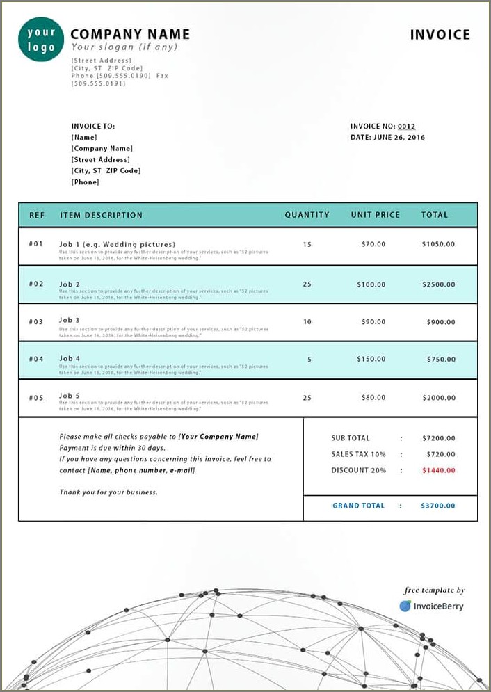 Free Download Sales Invoice Template Uk