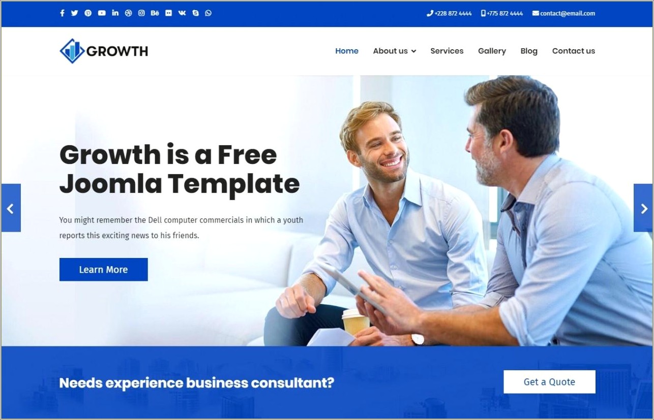 Free Download Template Joomla 3.4