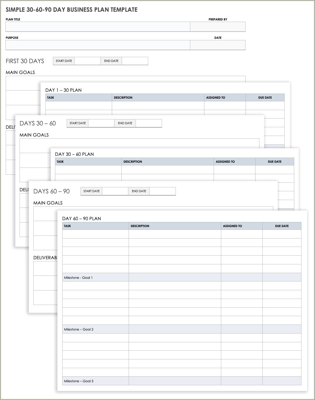 Free Download Word Business Plan Template