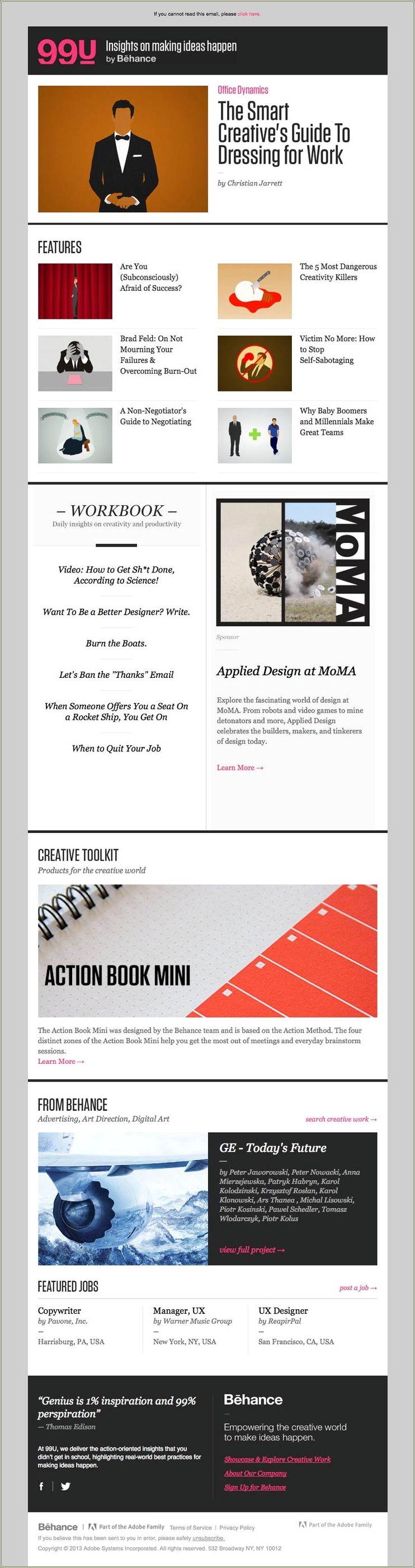 Free Downloadable Email Education Template Newsletter