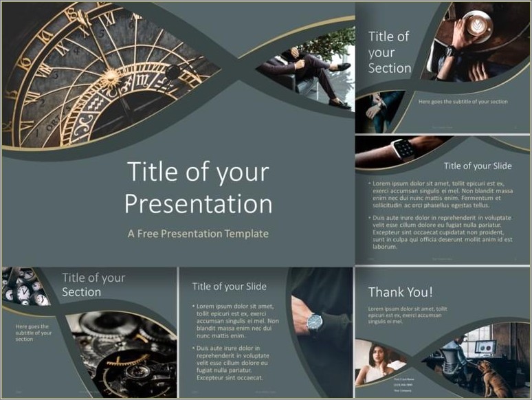 Free Elegant Powerpoint Template Graphic Panda