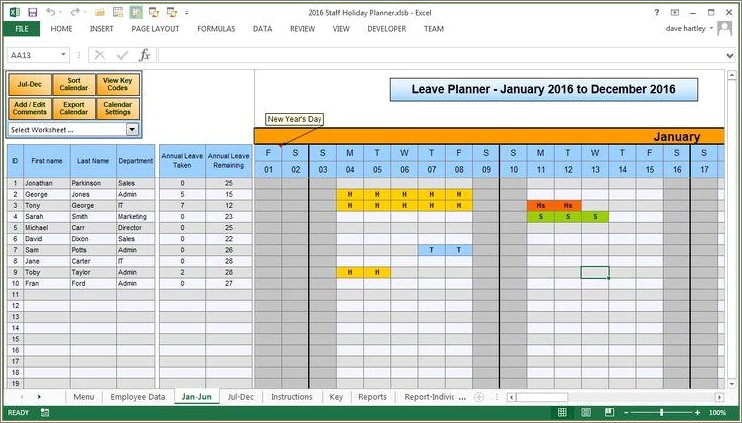 Free Employee Holiday Calendar Excel Template Resume Example Gallery