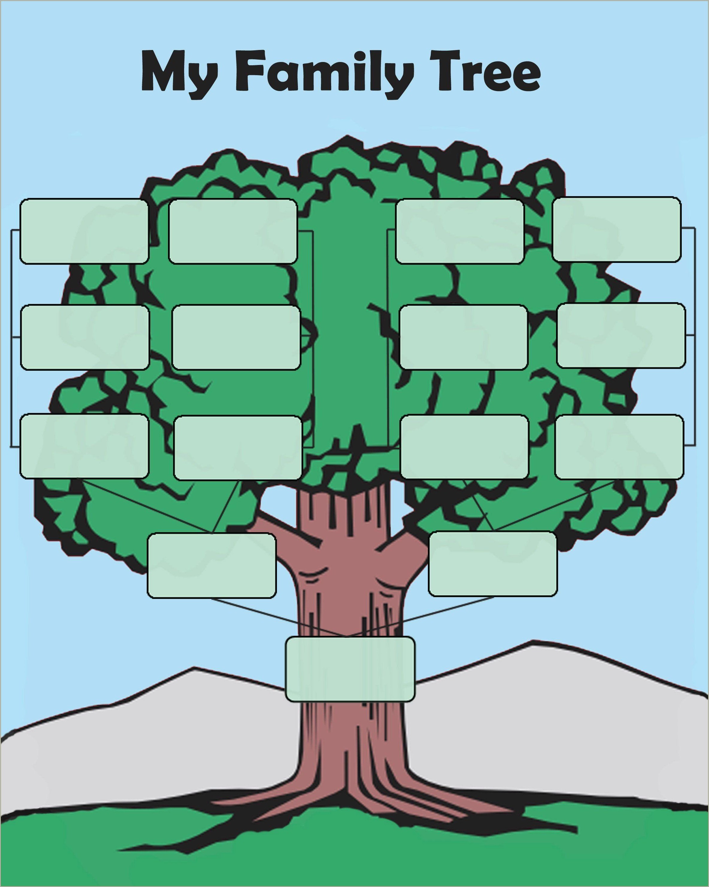Free Family Tree Template 8 Spot